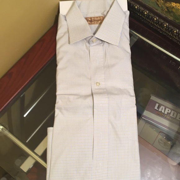 BEAUTIFUL PAUL STUART DRESS SHIRT 100% COTTON - Picture 3 of 4